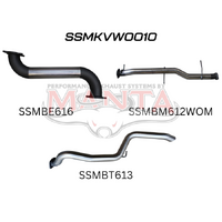 V6 Amarok 3in DPF BACK Extended Tailpipe